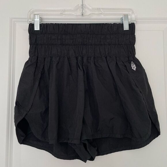 Free People Movement The Way Home Shorts Size L in Black - Picture 2 of 5